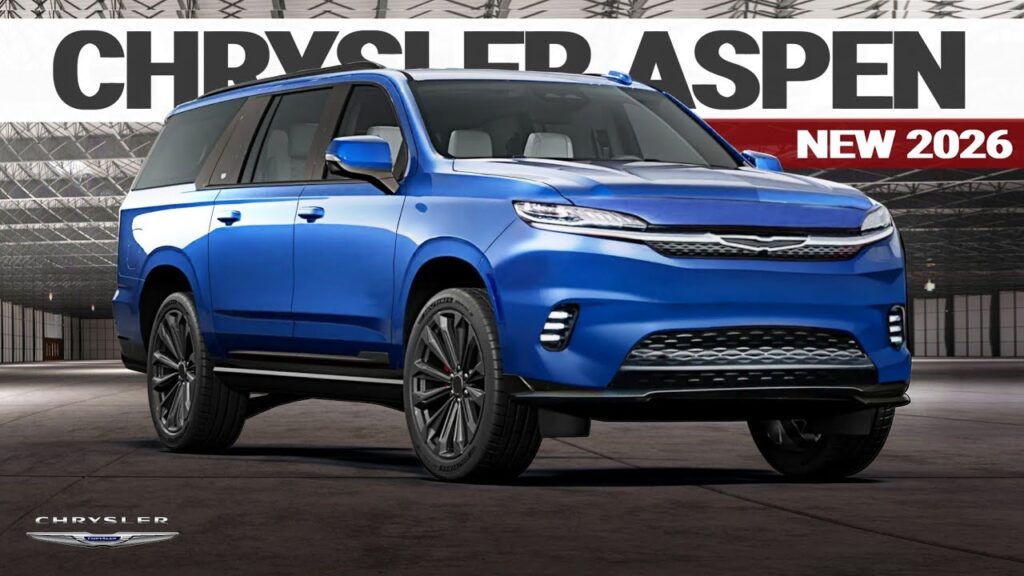 New 2026 Chrysler Aspen SUV Wants To Make A Bold Statement In CGI Land